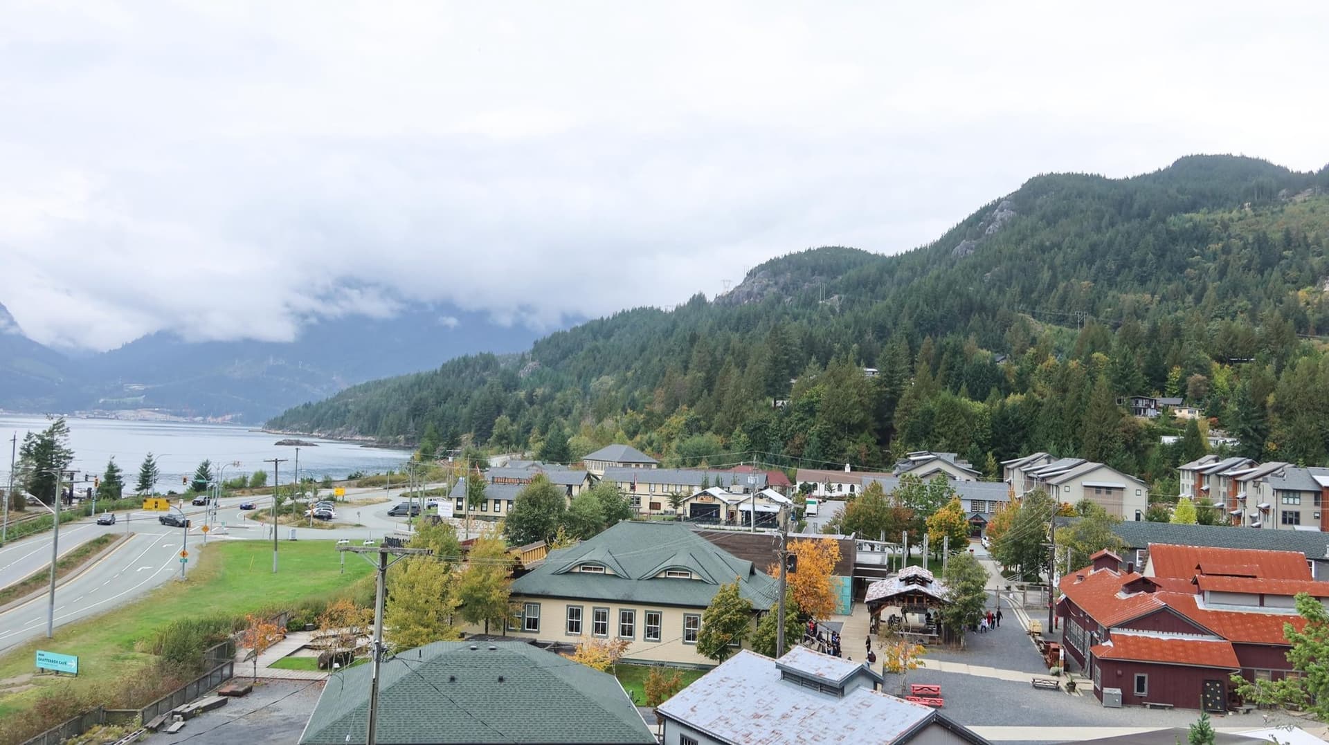 Howe Sound view near Britannia Beach, BC